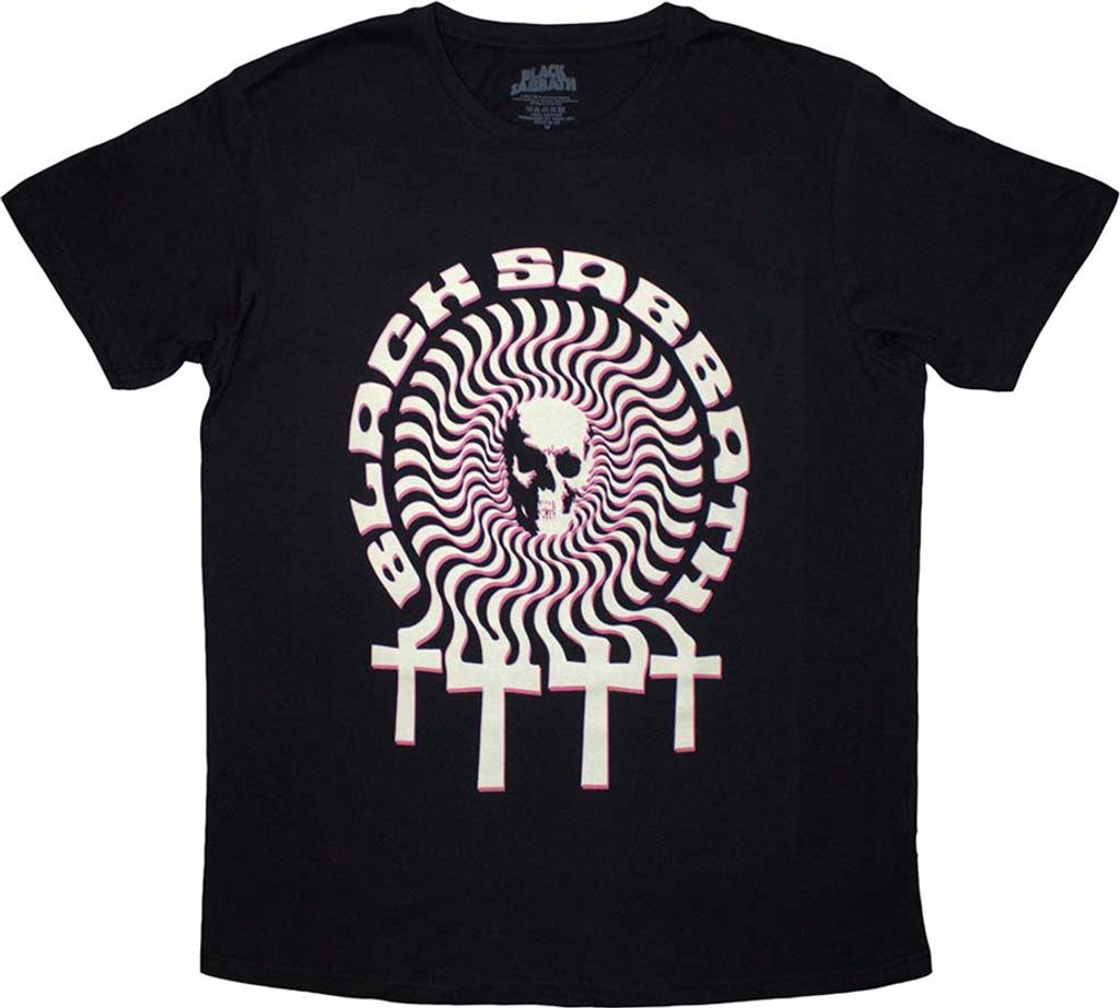 Black Sabbath - "Hypnotic Skull" T-Shirt für Herren/Damen Uni RO12027 (M) (Schwarz)