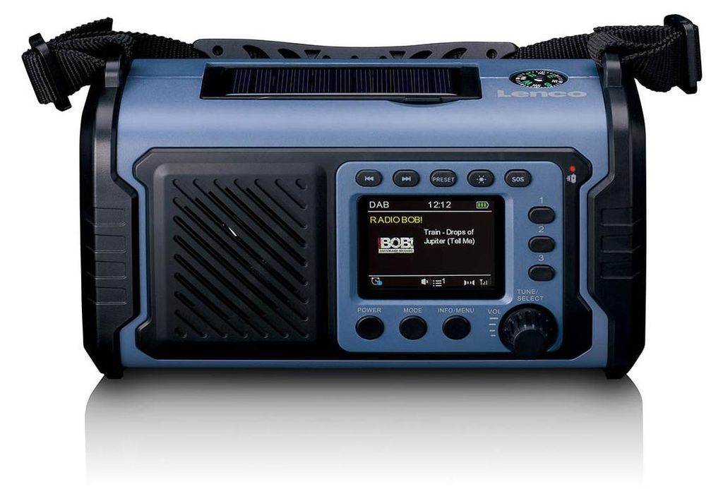 Lenco PDR-255BU - Notfallradio mit DAB+/FM, ASA und Produktbild 