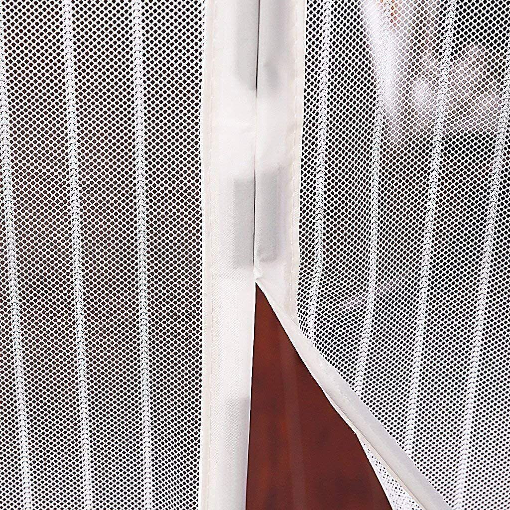 Magnetické siete na dvere 80/90/100 X 210/220 cm Biele Obrázok produktu 4