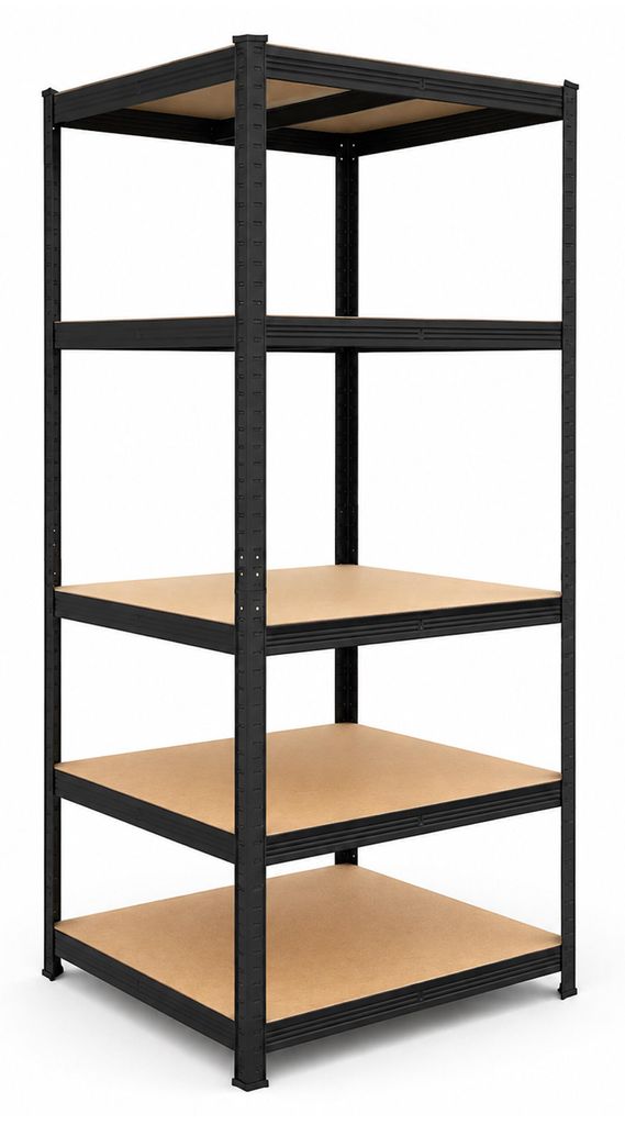 Relaxdays Schwerlastregal, HxBxT: 200 x 60 x 60 cm, 875 kg, Produktbild 