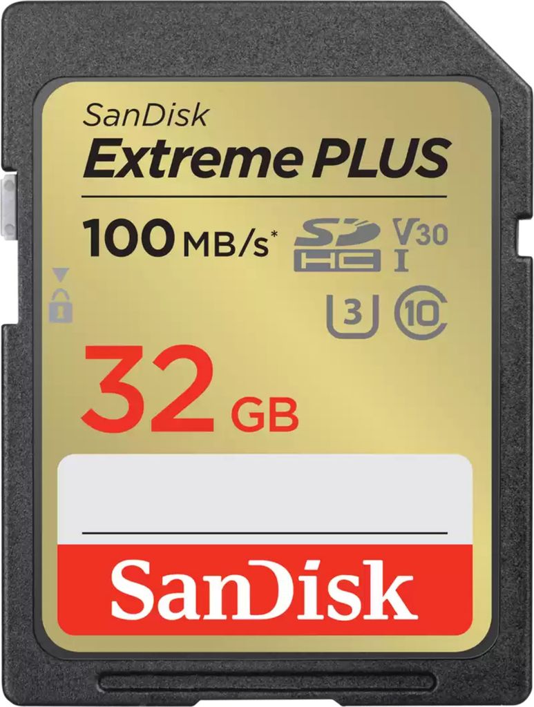 SanDisk SDSDXW2-064G-GNCIN, 32 GB, SDHC, Klasse 10, 100 MB/s, 60 MB/s, Class 3 (U3)