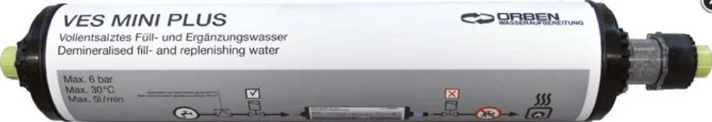 Remplissage de chauffage sans calcaire avec cartouche Bosch VES