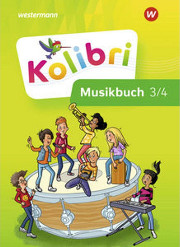 Kolibri 3 / 4. Musikbuch: Schulbuch. Allgemeine Ausgabe Image du produit 