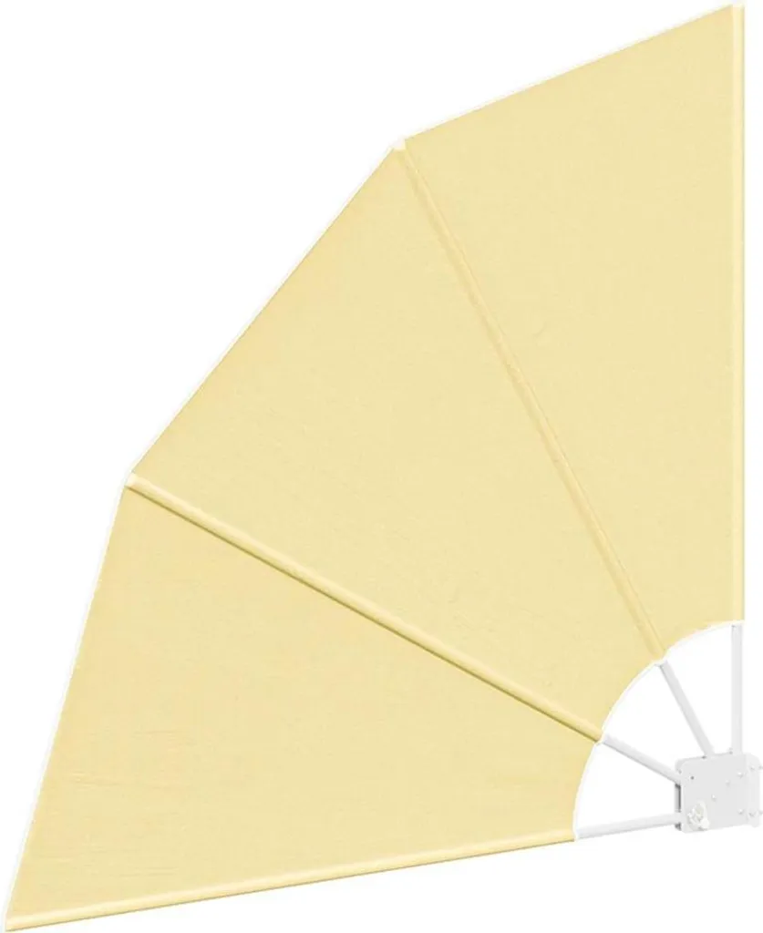 Écran de confidentialité pour balcon Sable 115 x 115 cm en PEHD robuste