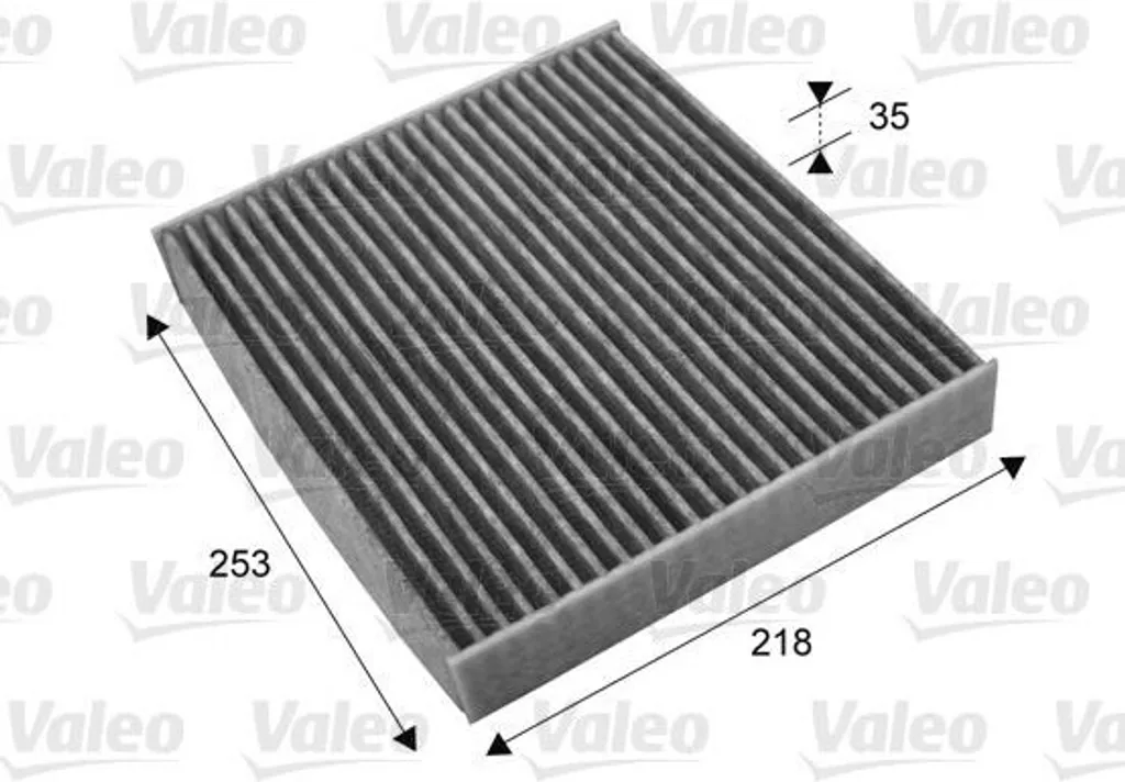 Filtre d'habitacle VALEO 715693 pour Panamera 970 - Réf OE 97057362300