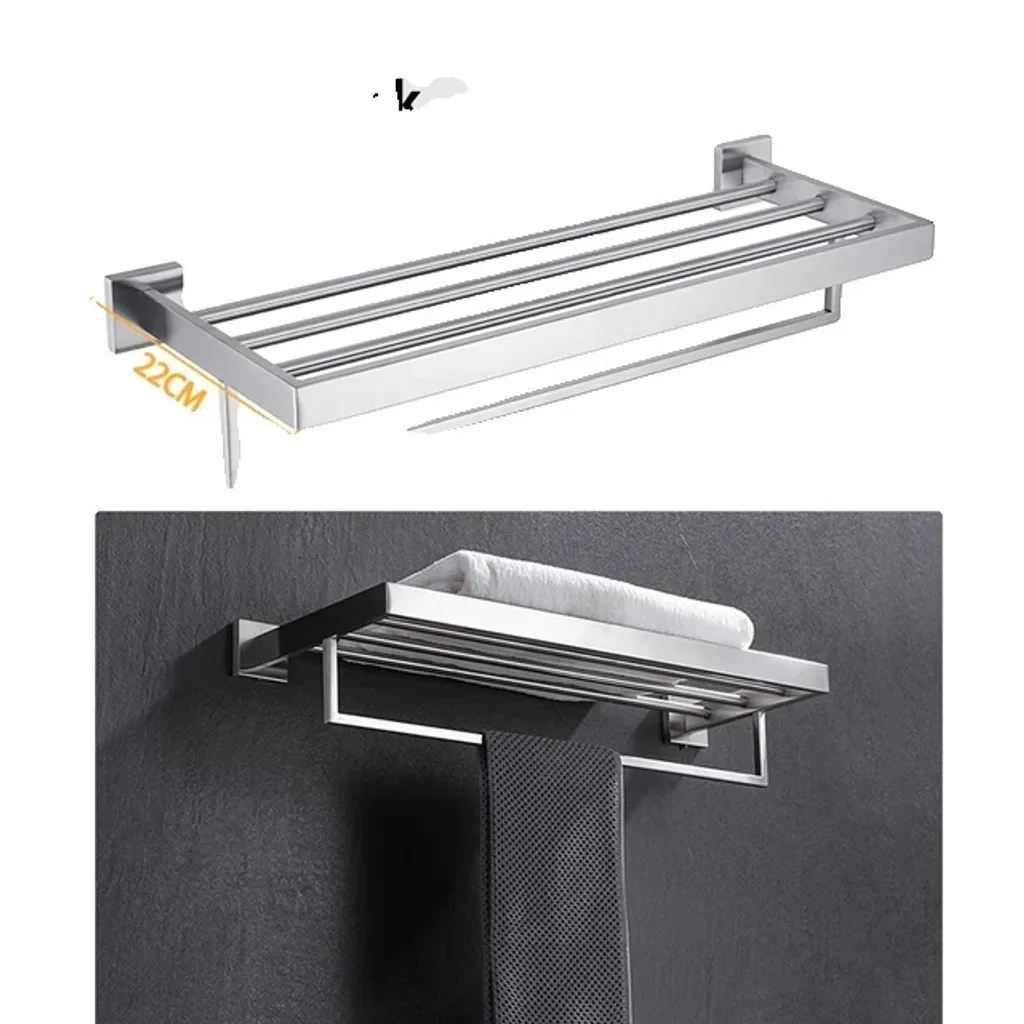 Set Ferramenta Bagno 005FW - Ingegneria in Metallo per Parete