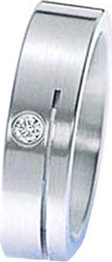11627G67, 11627G68, 11627G69, 11627G70, 11627G72 Bandring mit 1 Brillant 0,04 ct. - Schlitz mattiert 6 mm XEN