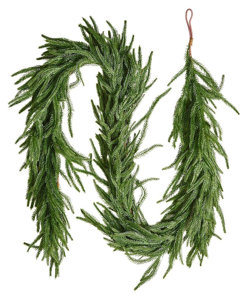 VEVOR, guirnalda navideña, 1828 mm, guirnalda realista de Imagen del producto 