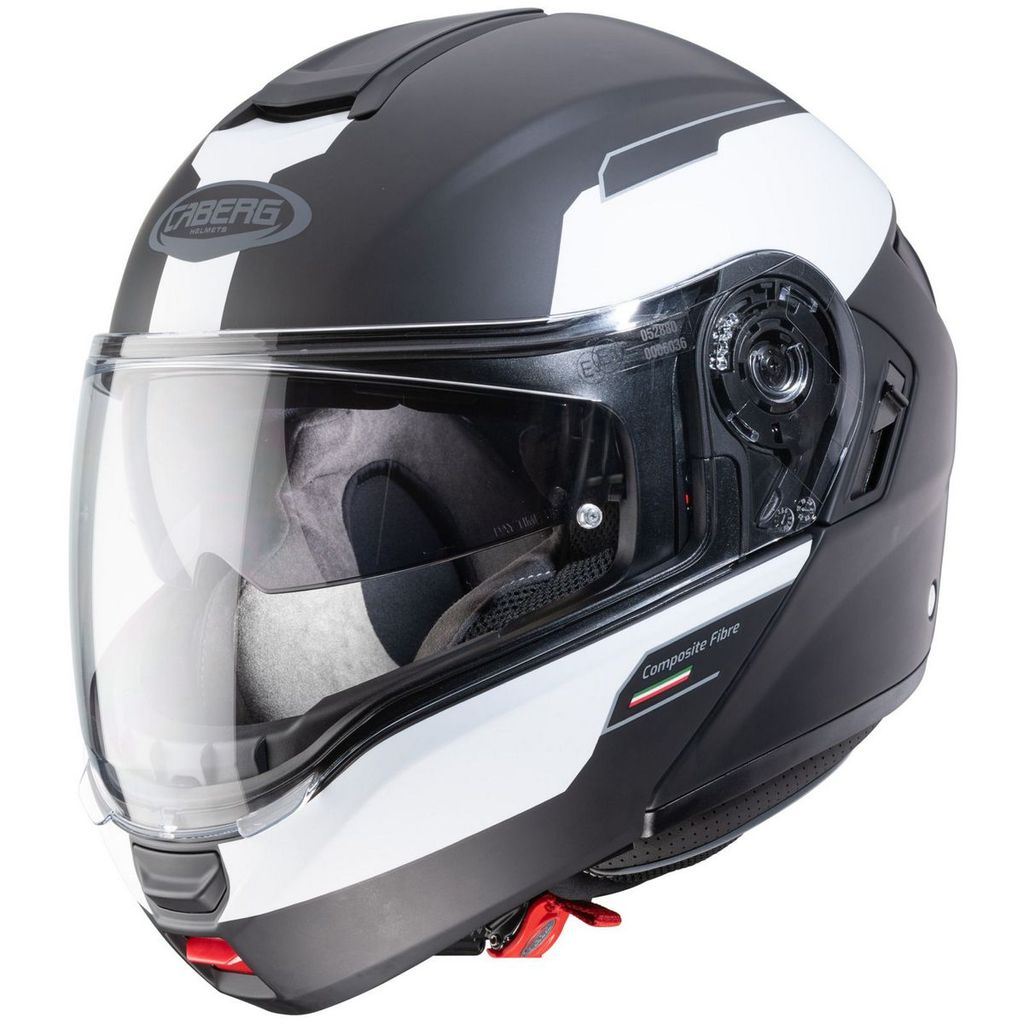 Caberg Motorrad Klapphelm Levo Prospect Matt Schwarz/Weiß-M
