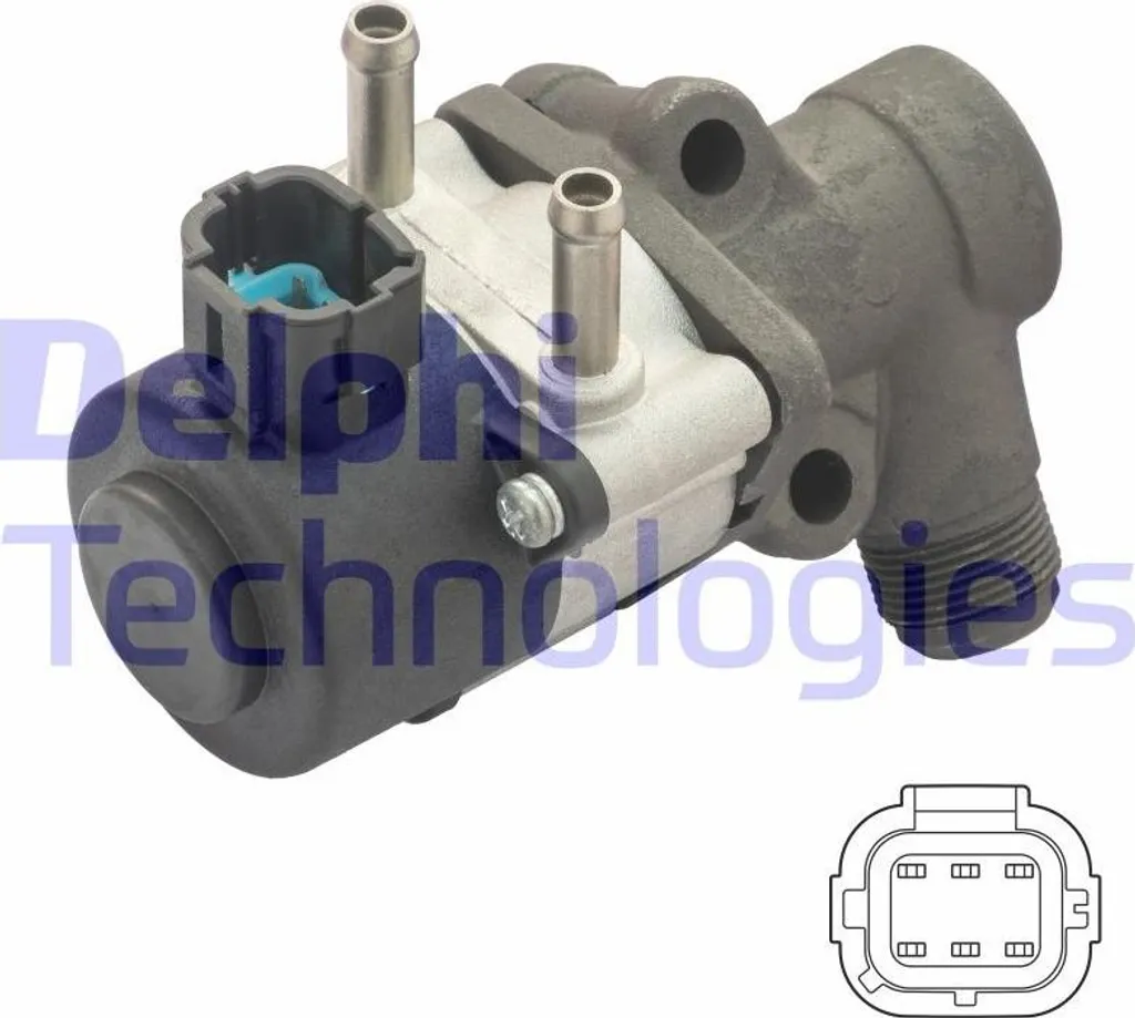 Vanne EGR pour Réparer Nissan Almera Primera - Delphi EG10456-12B1