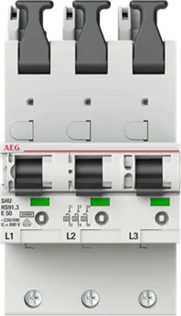 AEG HS91.3E50SAV Sélecteur SHU 50A 25kA Haute Sélectivité E-Char