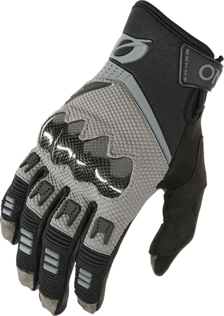 Gants de Protection en Carbone Oneal Butch - Gris Noir Taille S Confort