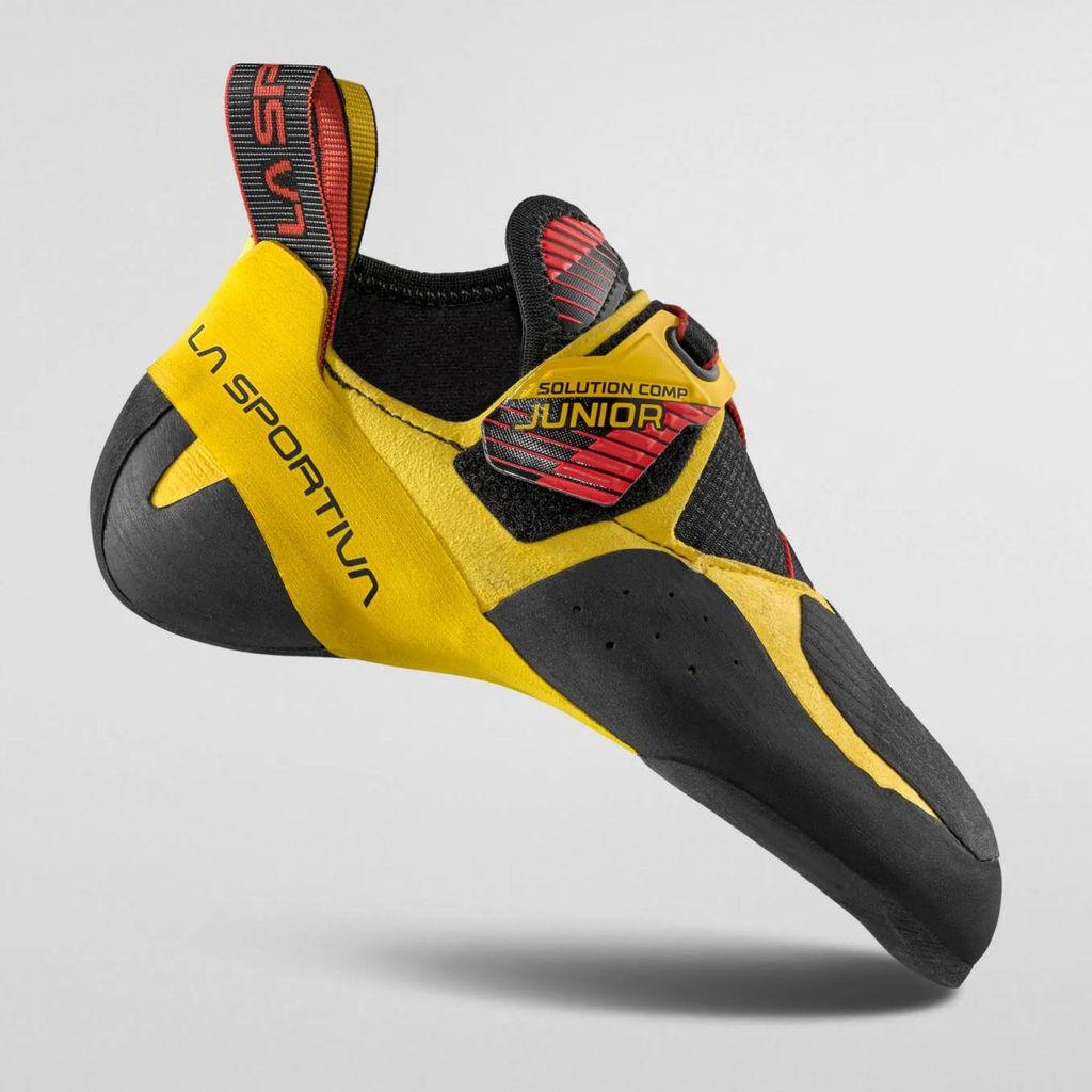 LaSportiva Solution Comp JR - Kinder Kletterschuh - Yellow/Black Yellow/Black 36