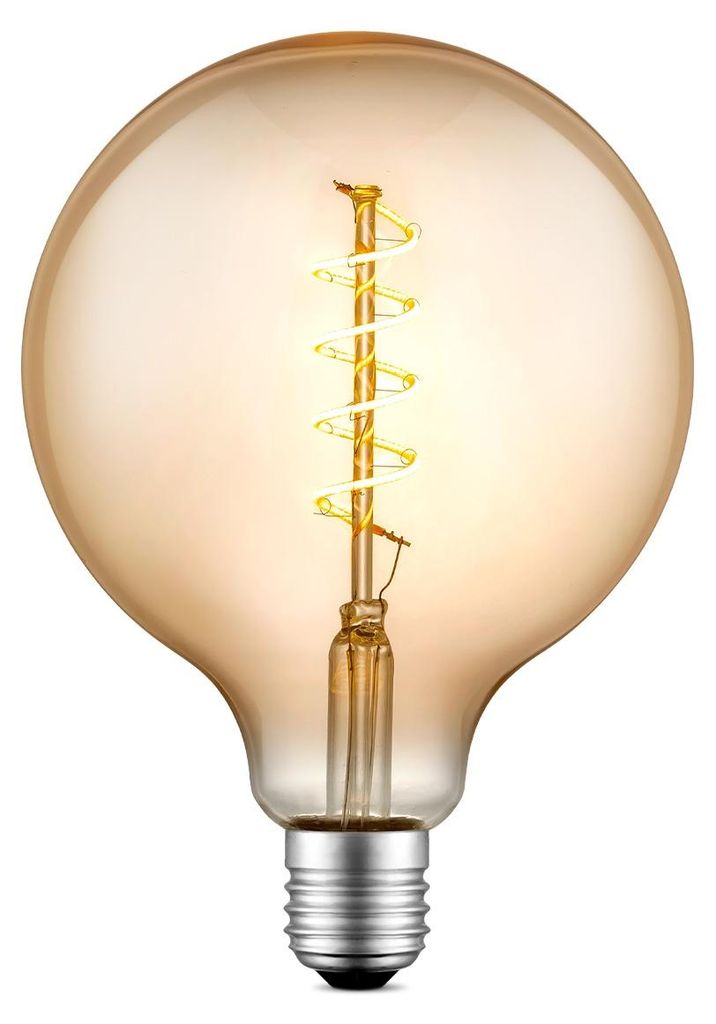 Home Sweet Home dimmbare LED-Kugel Spirale E27 G125 4W 280lm 2700K Gold
