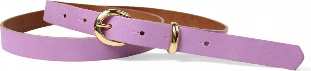 FRONHOFER Damengürtel 2 cm schmaler Gürtel vergoldete Schnalle & Schlaufe