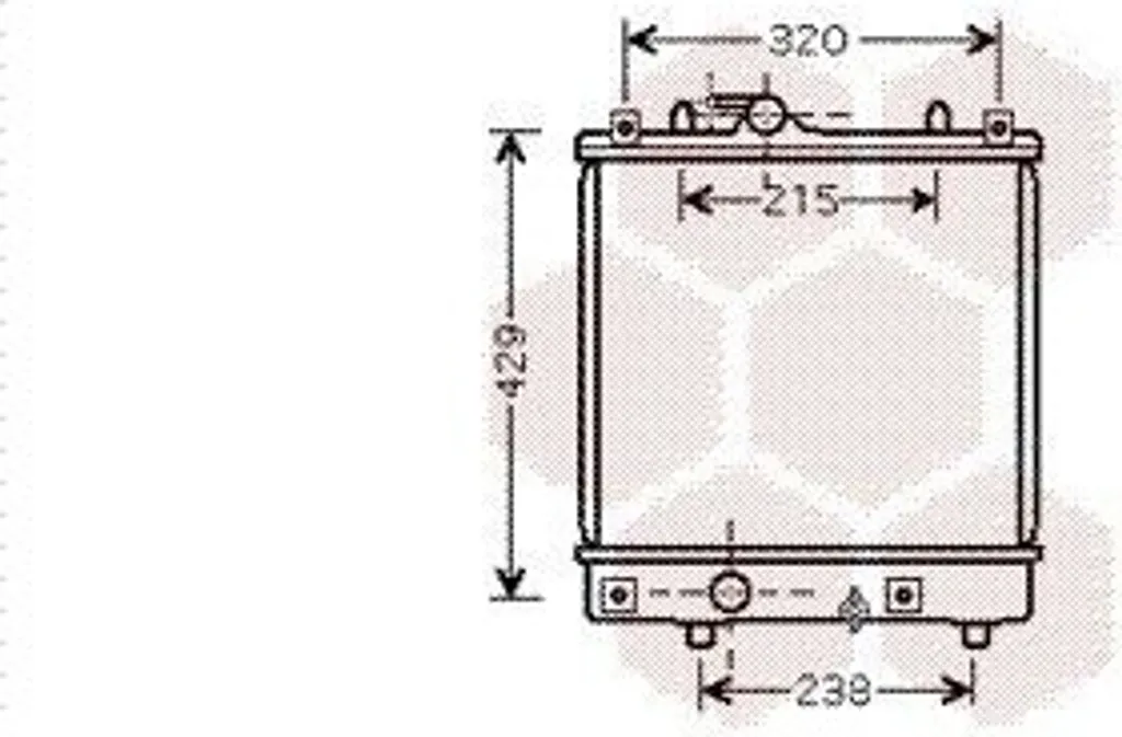 Évitez la surchauffe : Radiateur moteur Opel Agila A H00 Van Wezel