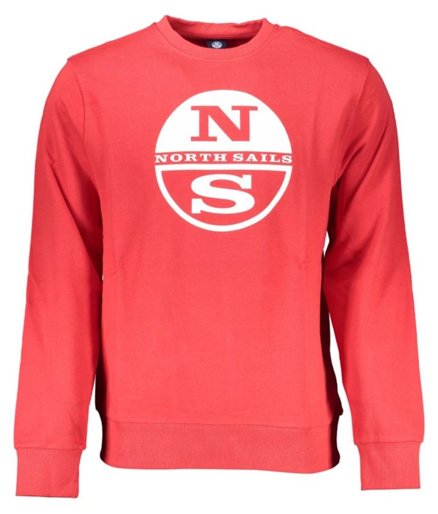 North Sails Herrensweatshirt ohne Verschluss Wybenga rot M