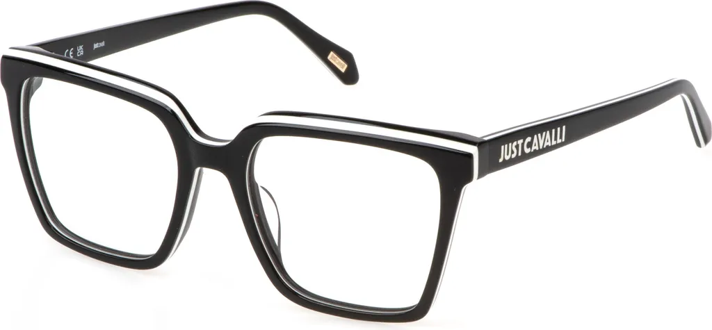 Lunettes Just Cavalli VJC083V 09H9 Noir et Blanc pour Femme Taille 52