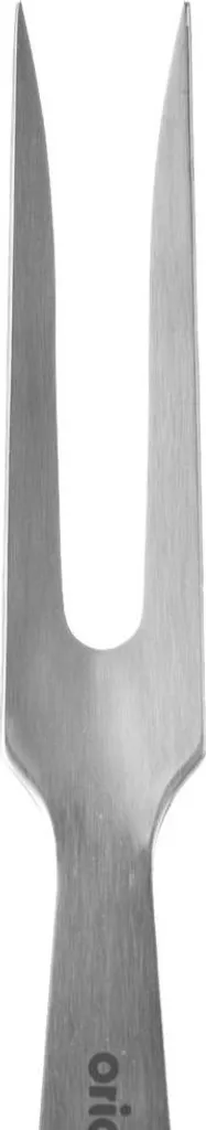 Forchetta da cucina professionale in acciaio inox e plastica nera - 22cm - 5