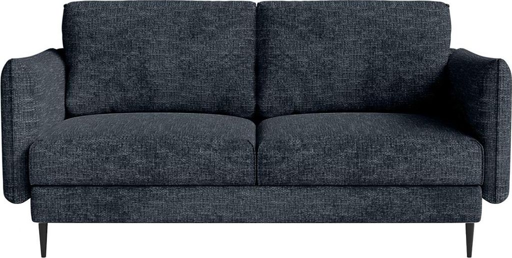 FEDVE Sofa Sofa Koge aus Chenille-Stoff Ohne Schlaffunktion, Graphit