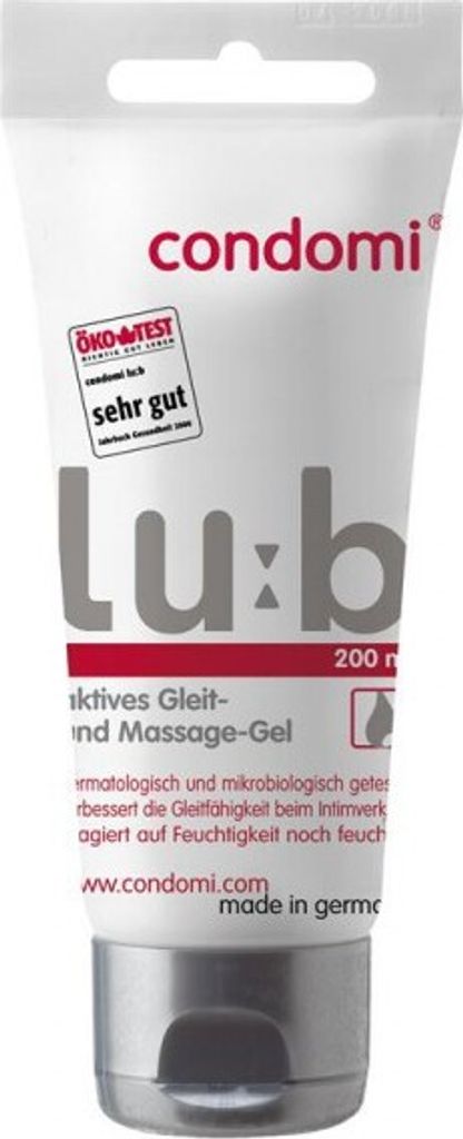 Condomi Lub Gleit- u. Massagegel 200 ml Produktbild 