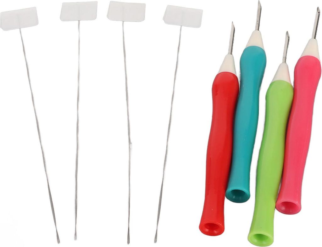 4-teiliges Stanznadel-Werkzeugset zum Selbermachen, Nähen, Sticken, Stift, 1,6 mm Durchmesser, ABS, Muttertagsgeschenk