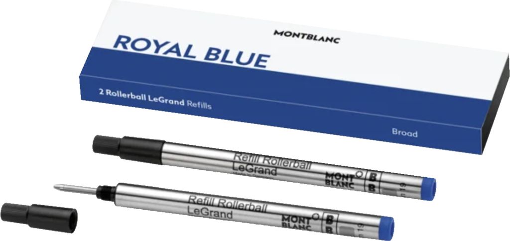MONTBLANC Rollerballminen B LeGrand royal blue 2 Stück