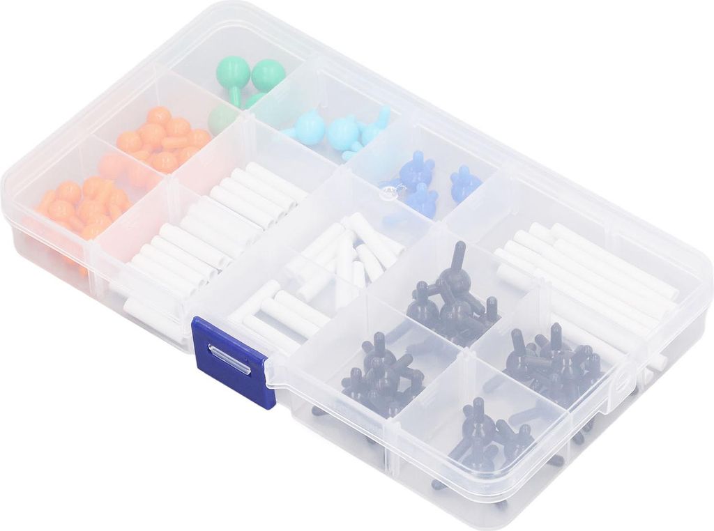 Chemie-Molekülmodellbausatz, lebendige Farben, lehrreiche 3D-Mikrostrukturen für das Lernen von Schülern und Lehrern