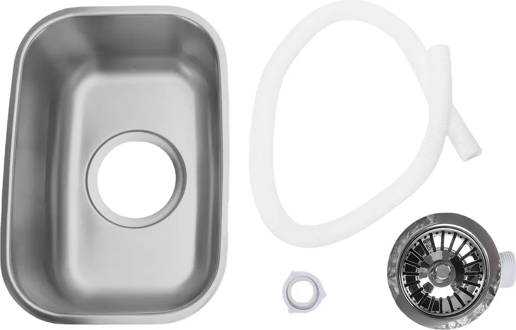Mini Lavabo Camping-Car 32x22x12 cm en Acier Inoxydable Compact