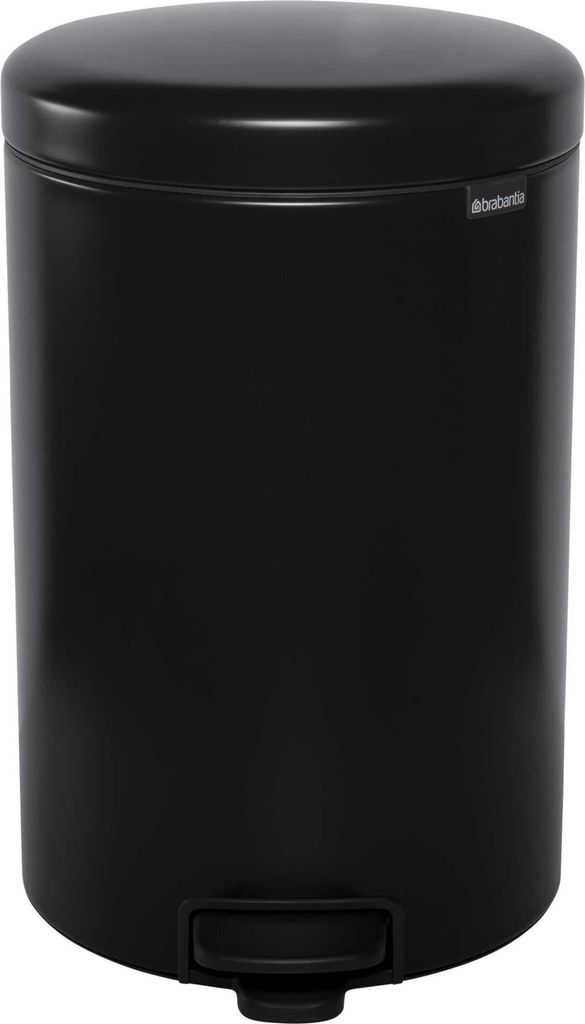 Brabantia Treteimer Newicon 20,0 L schwarz matt Produktbild 