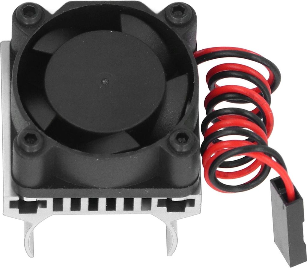 RC Motor Kühlung Lüfter Kühlkörper Lüfter RC Zubehör für Traxxas 1/18 Remote Control Car Silber