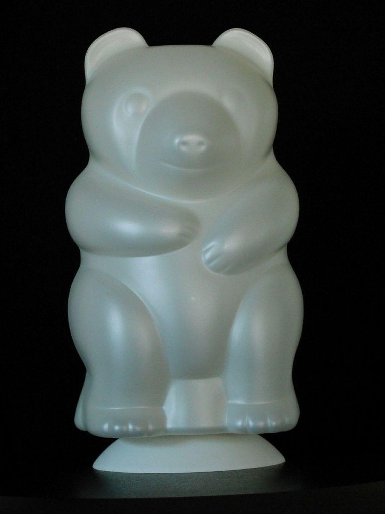 3990 LED Leuchte Panda Bär 12 Volt GELB Höhe 31cm