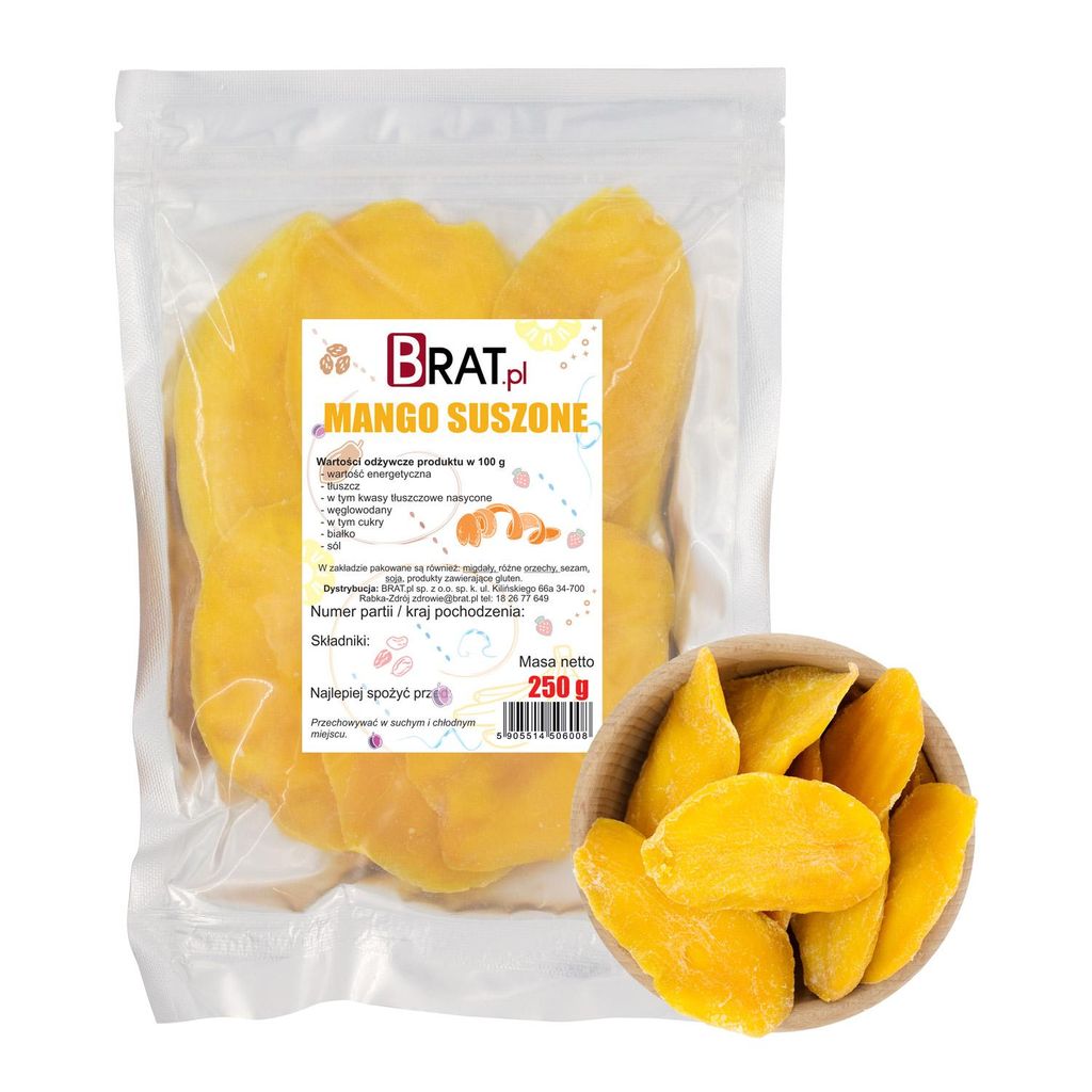 Mangues séchées 250g Brat.pl Image du produit 
