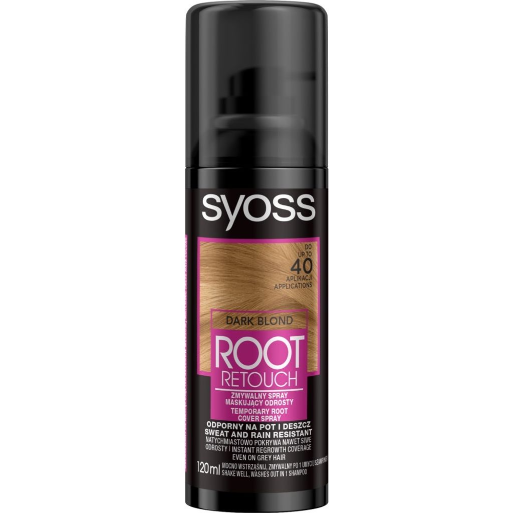 SYOSS Root Retoucher Dunkelblond Maskierungsspray 120ml Produktbild 