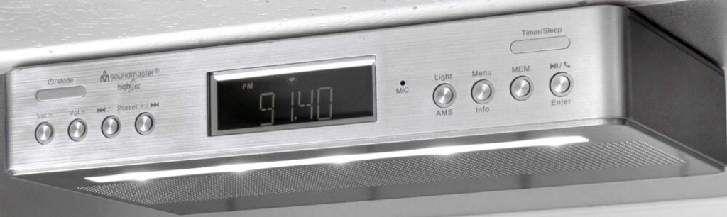 soundmaster Küchenunterbauradio - Silber; UR2045SI
