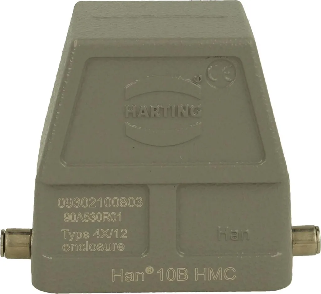 Capot de Connecteur Industriel Han 10B HMC Harting Haut sans Sortie