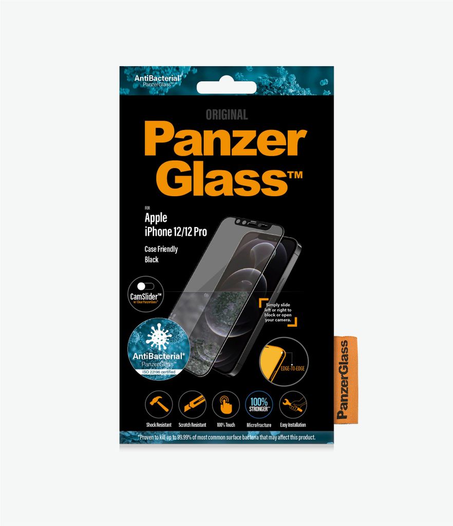PanzerGlass™ Pellicola Protettiva In Vetro Temperato Per IPhone 13 Pro Max – Anti-impronta, Antibatterica, Standard Fit - 2