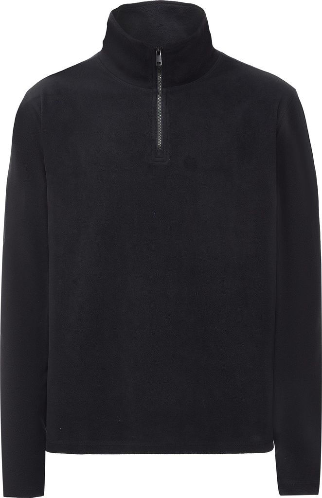 Festland herren fleecepullover - schwarz, XL