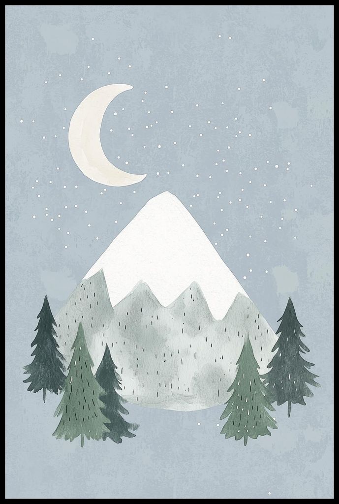 Poster 61x91,5cm Muster für Kinder, Mädchen und Jungen - Oben