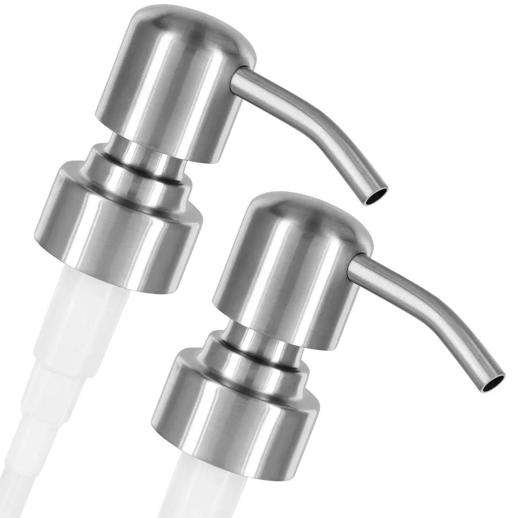 Kit 2 pompes pour distributeur savon Zagreb en acier inox 28 mm