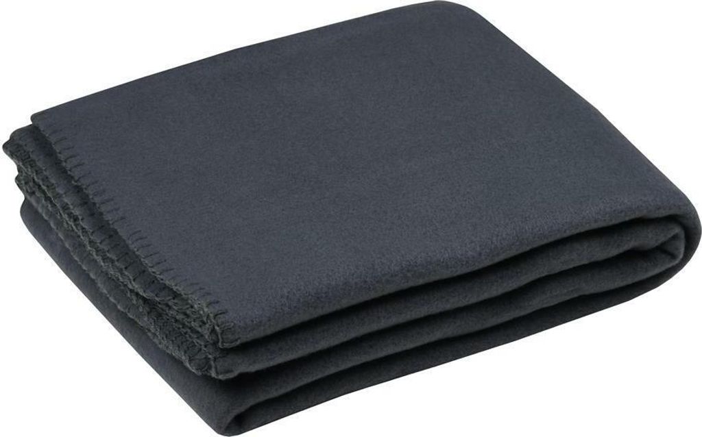 STOF | Koc - CARLTON 125x150 cm - Antracytowy - Miękki i Zdjęcie produktu 