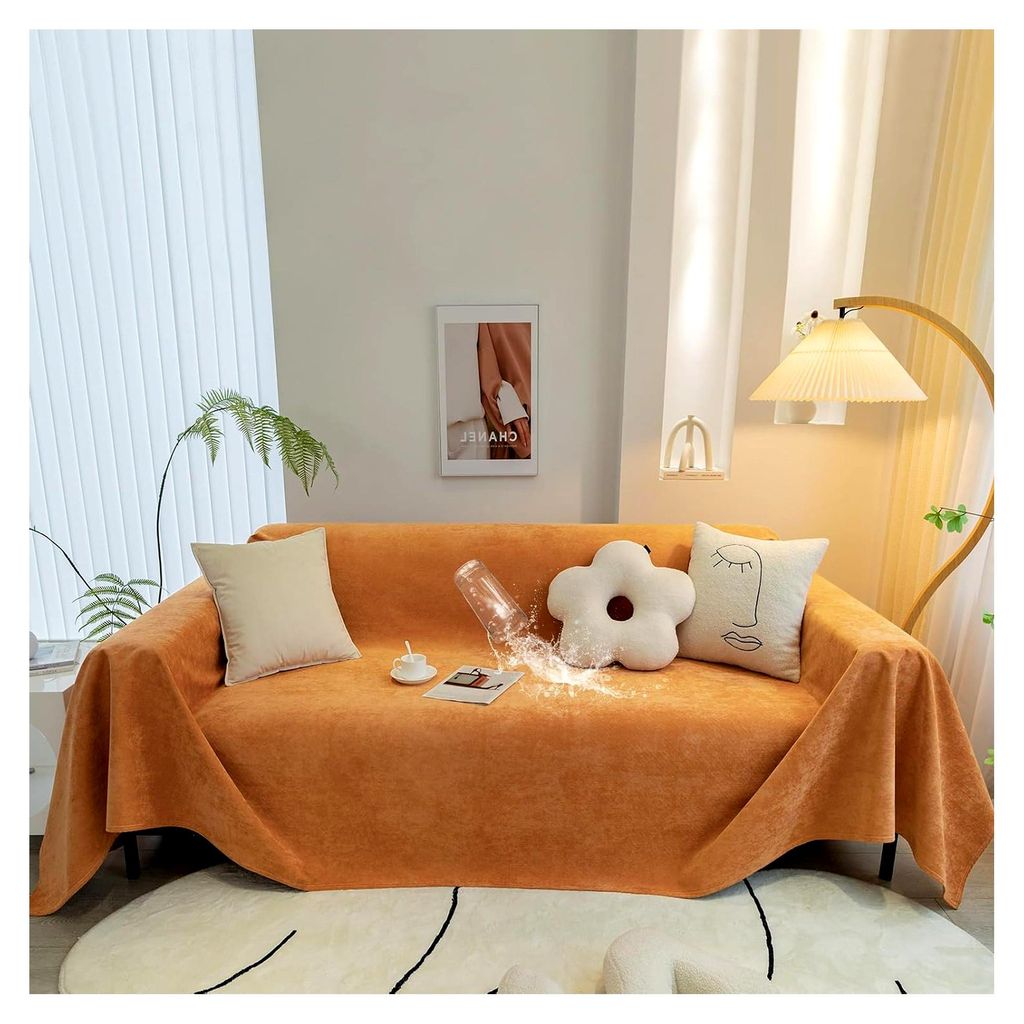 Wasserdichter Sofabezug, rutschfest und kratzfest, Couchbezug für Sektionalsofa-Möbel, Schutz für 3-Kissen, waschbar, haustierfreundlich, dicker...