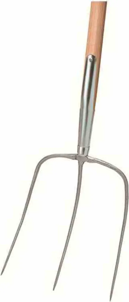 Fourche à bêcher Ideal Pionier robuste avec manche long de 135 cm