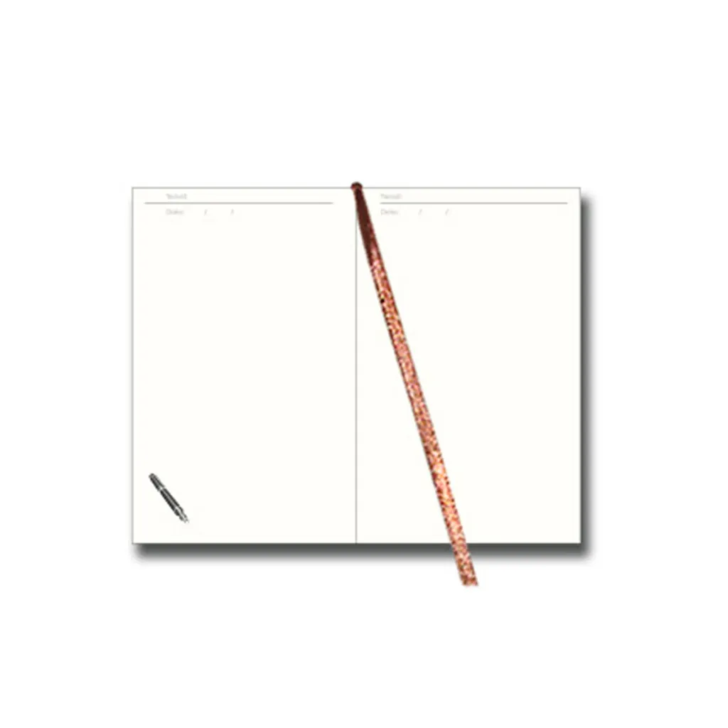 Bloc-notes A5 noir 38B avec insert interchangeable et 100 feuilles - 2