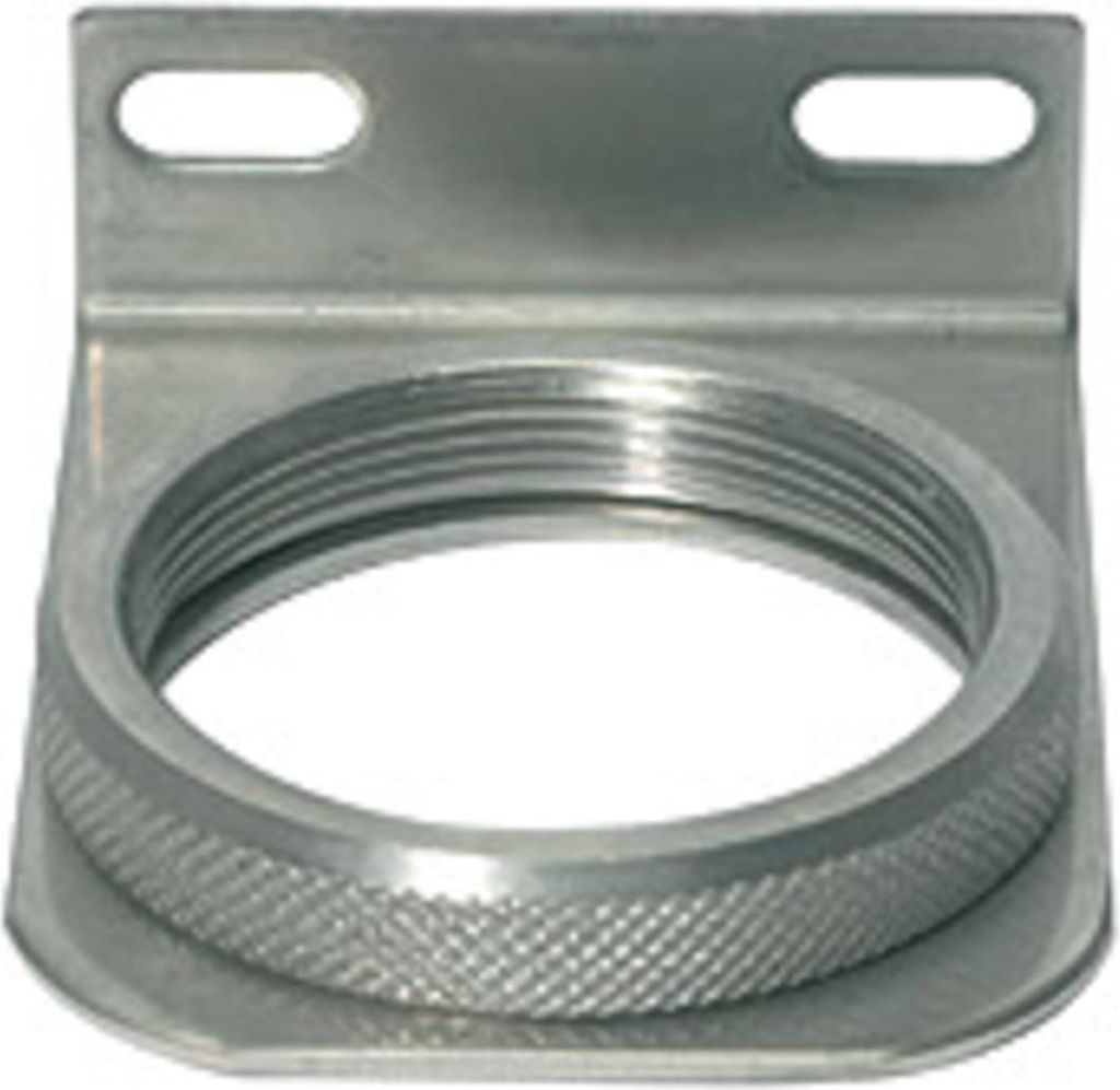 Riegler Haltewinkel aus Edelstahl 1.4401 mit Mutter M50x1,5