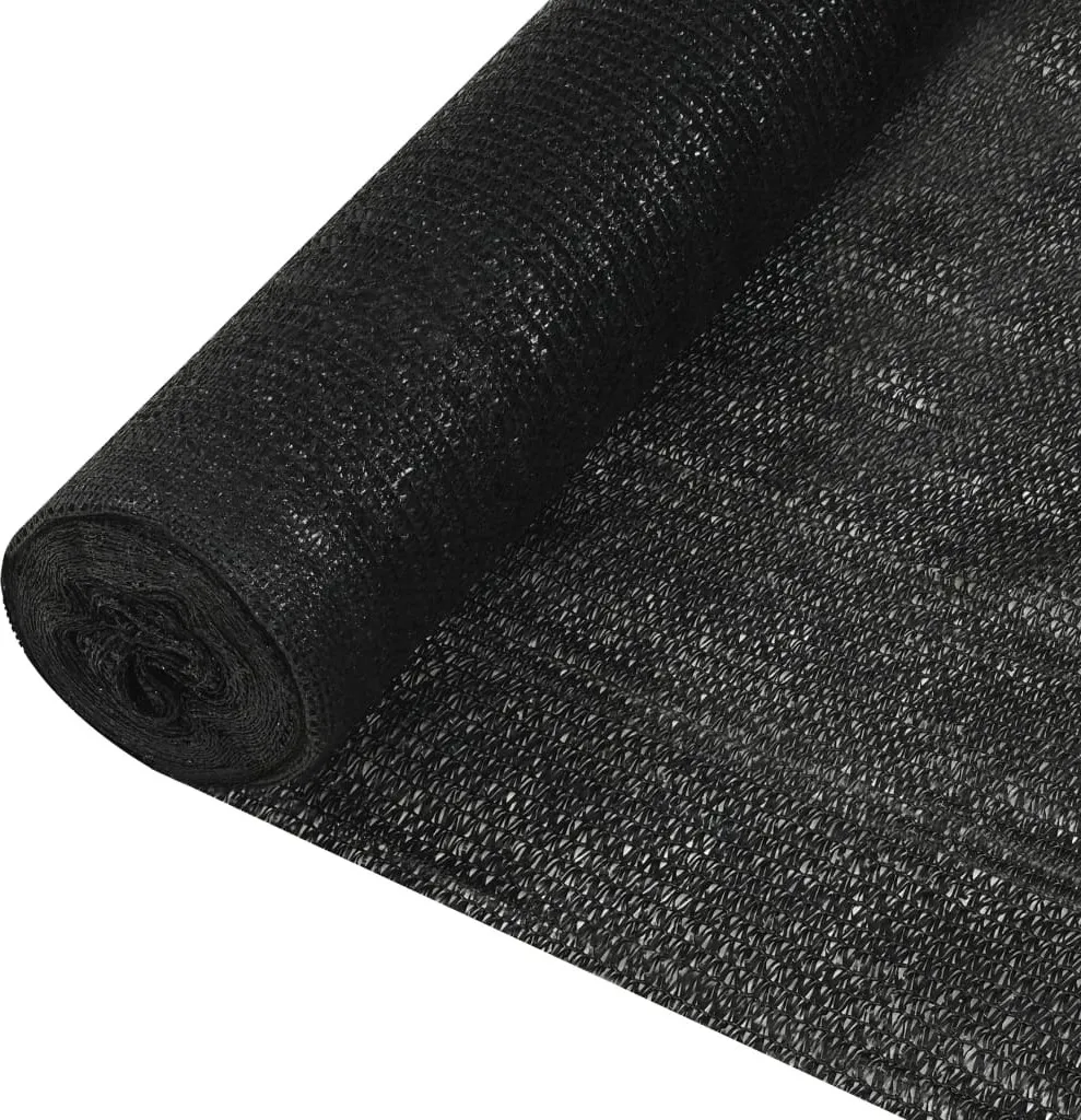 Rete Ombreggiante Nera 1,8x25 m HDPE 195g/m² | Occasione The Living Store