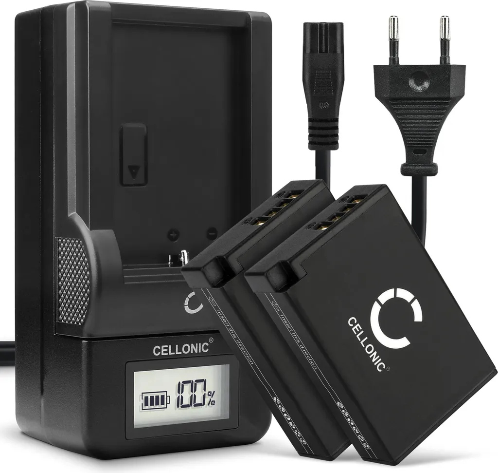 Batterie Canon LP-E17 CELLONIC High Performance + Dual Charger Kit - 1