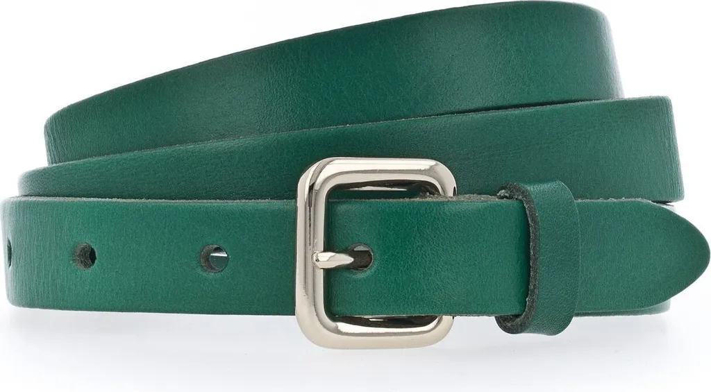 Vanzetti Cintura in Pelle 20mm Verde Fern Green W80 | Vera Pelle Elegante