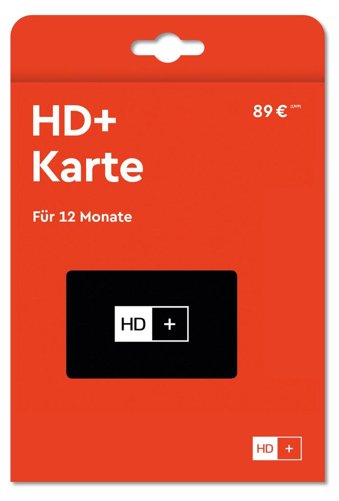 Scheda HD PLUS HD+ comprensiva di un pacchetto di canali Immagine del prodotto 