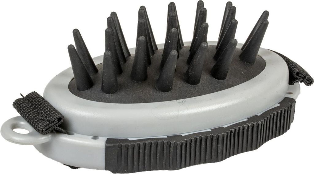 Duvo+ Massage Handbürste schwarz/grau